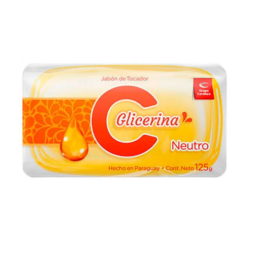Jabón de glicerina CAVALLARO neutro 125g