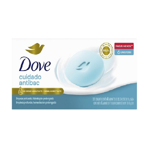 DOVE JABON ANTIBACTERIAL 6 x 90 gr