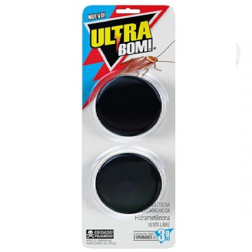 Cebo Ultra Bom Cucarachas 2 Unid X 3g