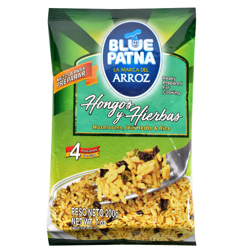 Arroz Saborizado Blue Patna Hongos Y Hierbas 200g