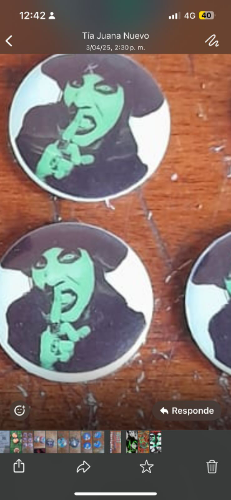 Pin Marilyn Manson/verde
