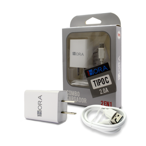 Combo 1hora cargador Usb a C