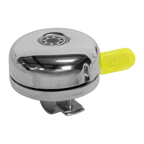 Timbre de mano para bicicleta rin-rin cromado