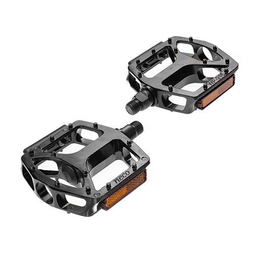 Pedales para bicicleta MTB 9/16 de aluminio negro WP-916 Mariluz