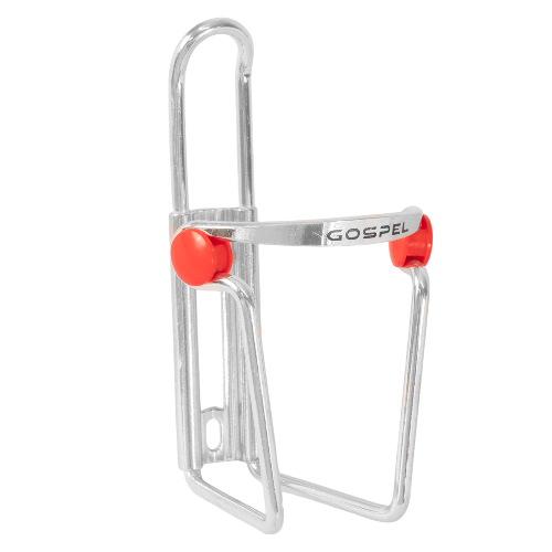 Porta anfora para bicicleta plata C-04 Gospel