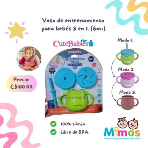 Set de alimentación 3 en 1 cutiebabies