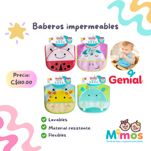 Baberos Impermeables Genial