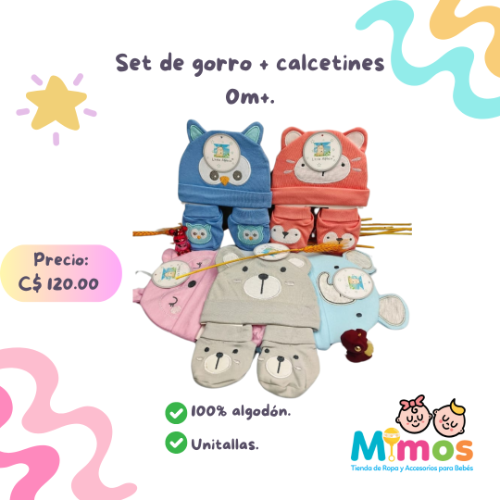 Set de gorro y Calcetines Sencillo