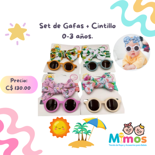 Set de Gafas y cintillos
