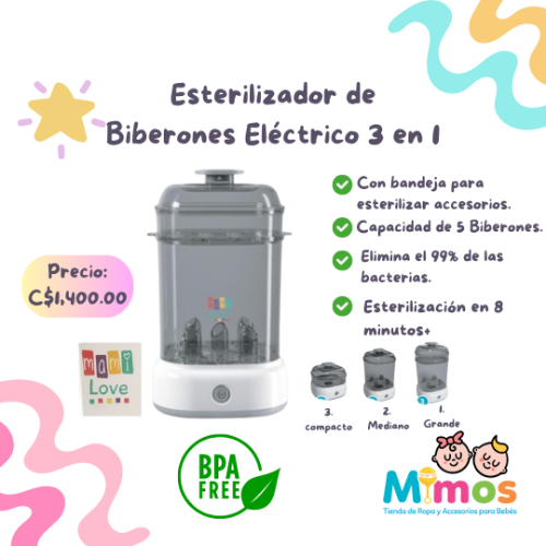 Esterilizador de Biberones Mami Love