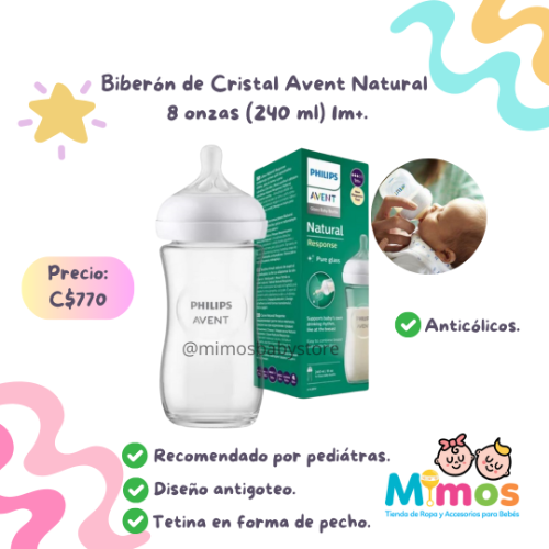 Biberón Avent de Cristal 8 onzas
