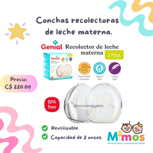 Conchas Recolectoras de leche Genial