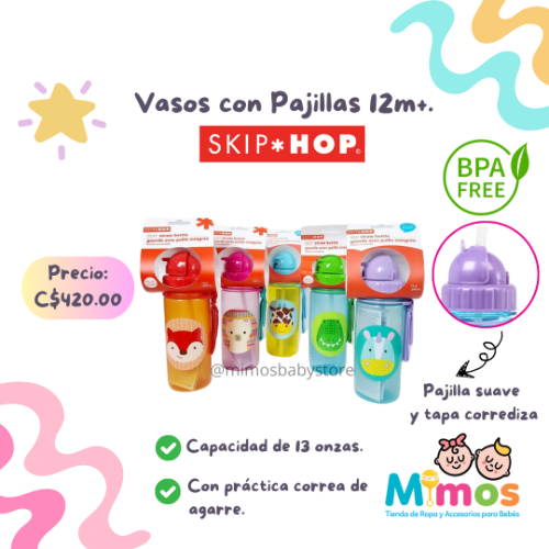 Vasos con Pajilla Skip Hope