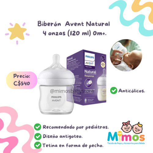 Biberón Avent Naural 4 onzas