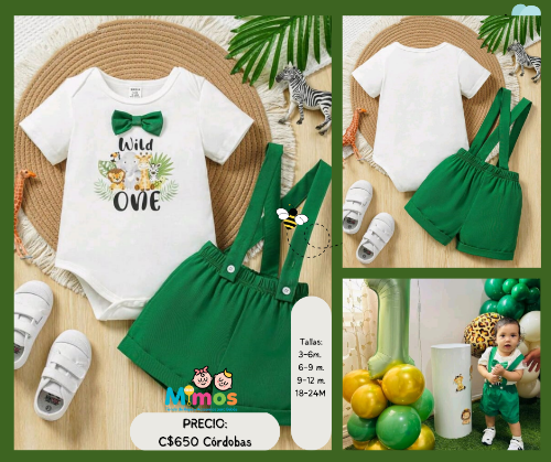 Conjunto Safari verde