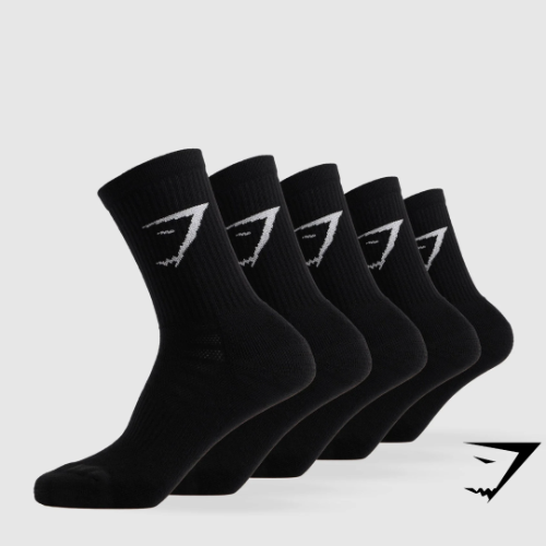 Crew Socks - Black (L)