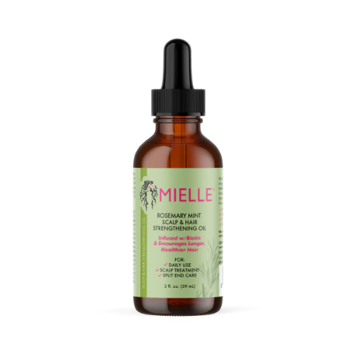 Mielle Organics- Aceite fortalecedor del cuero cabelludo y el cabello con romero y menta