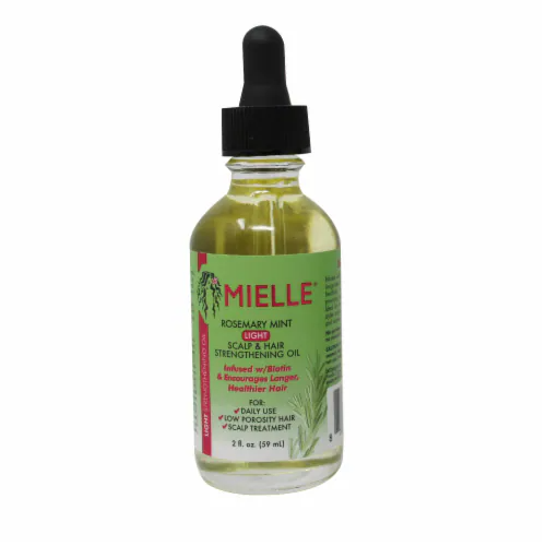 Mielle Organics- Aceite fortalecedor del cuero cabelludo y el cabello con romero y menta 60ml