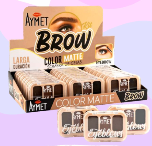 Aymet Sombra De Ceja En Polvo Brown x 1 Unidad