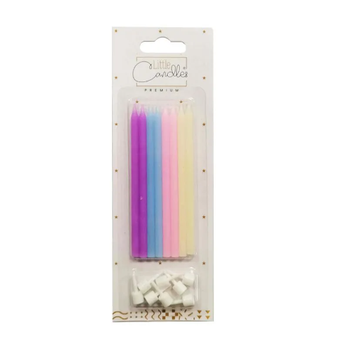 VELAS COLOR PASTEL