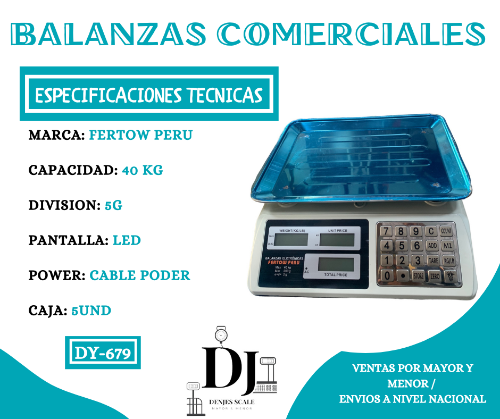 DY-619S-FERTOW 40 TECLADO METAL 40KG