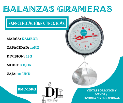BALANZA MECANICA 10 KG COLGANTE