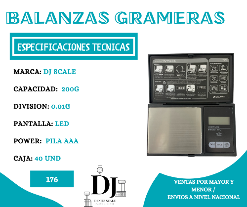 GRAMERA PROFESIONAL MINI 200G.0.01