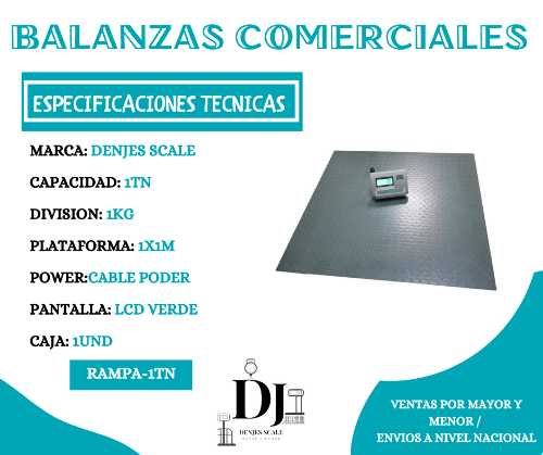 BALANZA DE 1 TONELADA