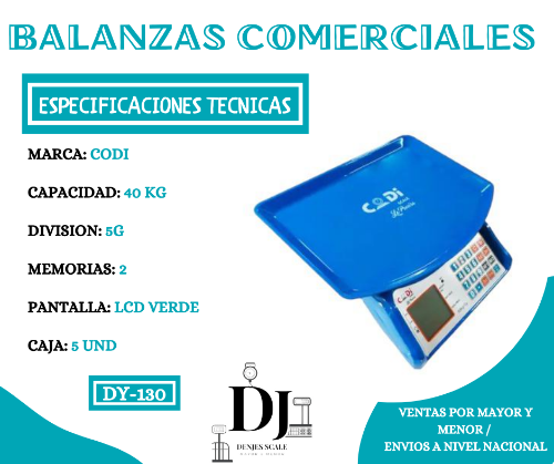 DY-130 MINI CODI AZUL 40 KG