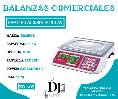 KD-51V BALANZA 40KG KAMBOR