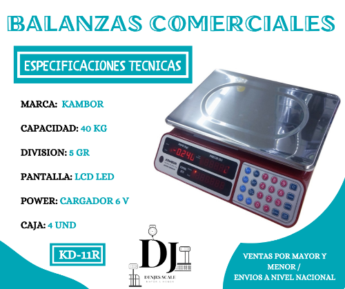 KD-11R BALANZA 40KG