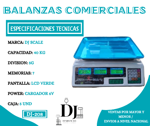 DJ-208-BALANZA DJ T/P 40KG
