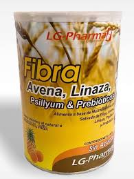 FIBRA LG-PHARMA AVENA Y LINAZA  X 400 MG
