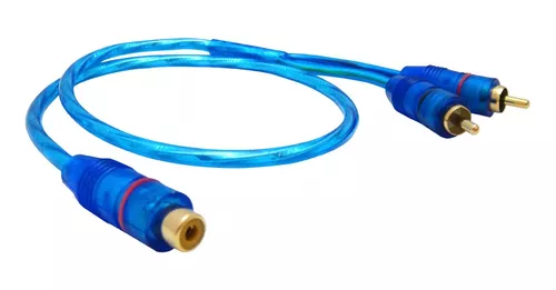 CABLE ARMADO BLAULINE KTA-047 1 JACK A 2 PLUG RCA