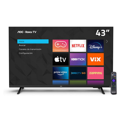 TELEVISOR AOC LCD SMART TV 43 - 43S5135/77G - ROCKU