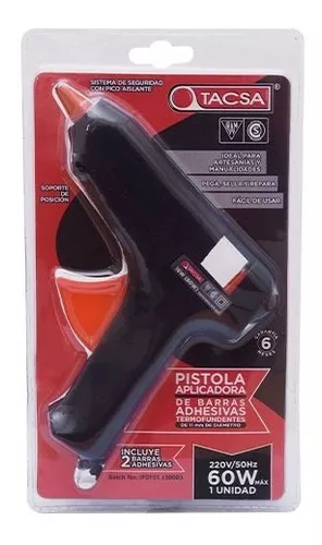 PISTOLA DE PEGAR TACSA 60W P /BARRA PLASTICA GRANDE