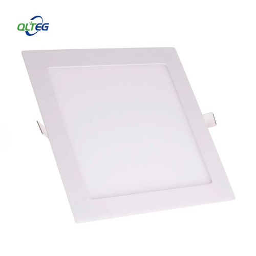 Panel 18w gypsum unicolor blanco cuadrado