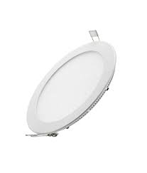 Panel 24w gypsum unicolor blanco redondo