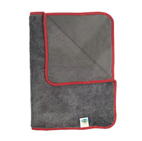 TOALHA MICRO SECAGEM 60x90 CINZA TWIST - 600 GSM JS