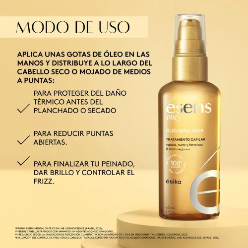 esens tratamiento oleo aceite de argan 60ml  esika