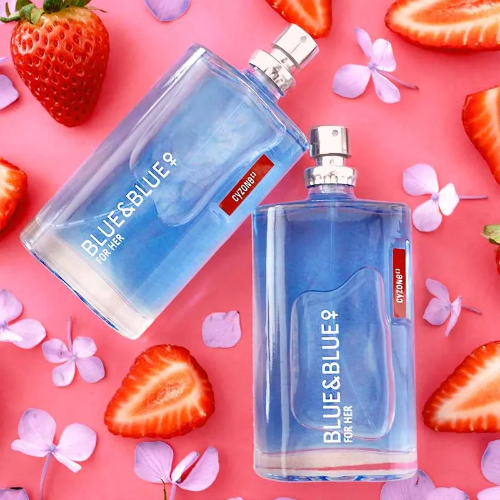 perfume  blue  y blue  femenino de 90ml  de cyzone