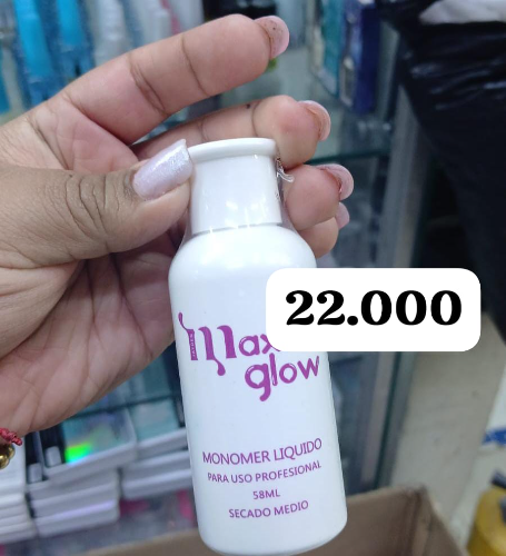 monomero de maxglow de 58ml de tapa blanca