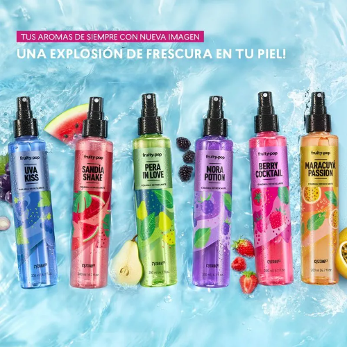 splash de fruit pop uva, berry, mora ,sandia e 200ml   cyzone
