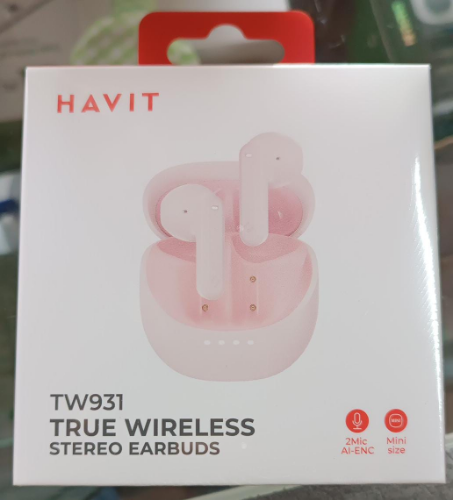 AUDIFONOS BLUETOOTH HAVIT TW931 ROSA