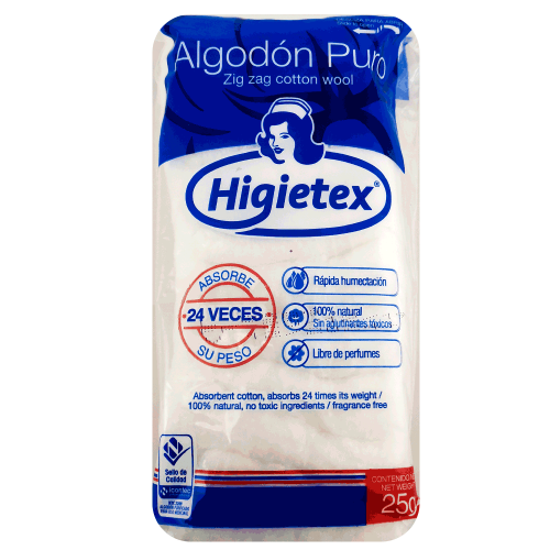 ALGODON HIGIETEX 25G