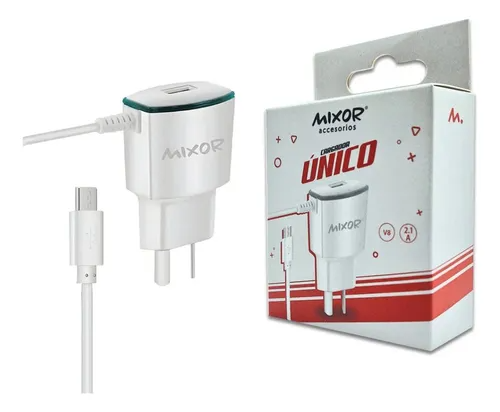Cargador 220v Micro V8 MIXOR UNICO 3.8A