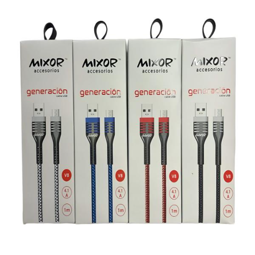 Cable USB Micro V8 MIXOR GENERACION 4.1A