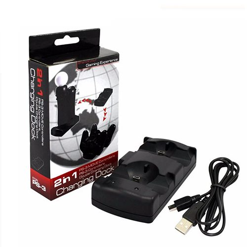 Estacion de carga de 2 controles PS3