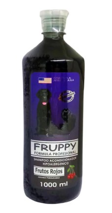 FRUPPY Shampoo acondicionador hipoalergenico (Frutos Rojos) x450ml