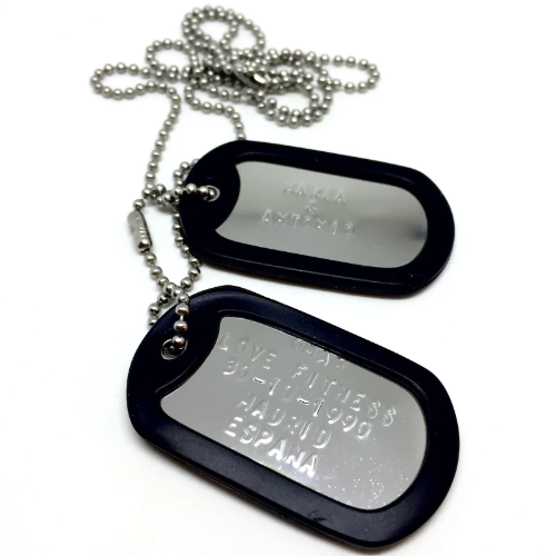 Placas Militares acero